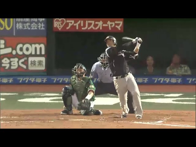 【3回表】逆方向へ伸びた!! マリーンズ・清田 逆転の11号3ランホームラン!! 2015/7/24 E-M