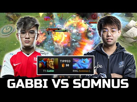 GABBI VS SOMNUS - T1 CARRY VS RNG MID INTENSE GAME