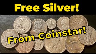 HOW TO GET FREE SILVER AT COINSTAR MACHINES!