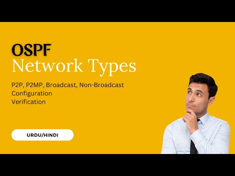 OSPF Network Types | P2P, P2MP, Broadcast, NBMA  | Urdu/Hindi