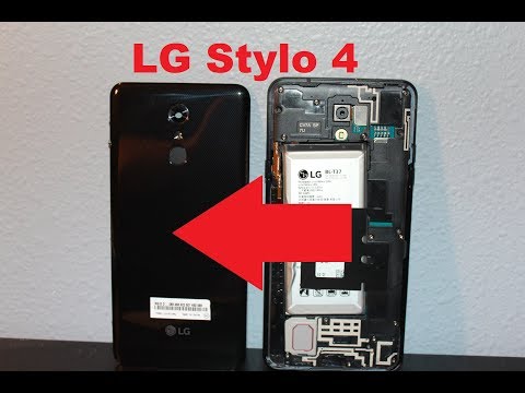 LG Stylo 4 How to  Replace and remove  Back Cover