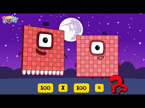 MULTIPLICATION WITH NUMBERBLOCKS | MULTIPLY SAME BIG NUMBER | LEARN TO COUNT | @ColorArt_id