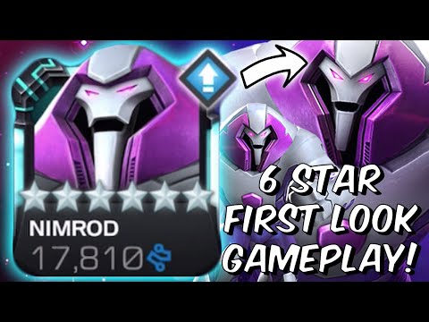 6 Star Nimrod First Look Gameplay! -  GOD TIER MUTANT DESTROYER?!? - Marvel Contest of Champios