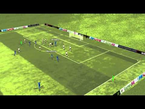 Cesena vs Chelsea - Drogba Goal 90th minute