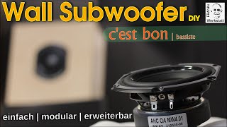 DEIN erstes Projekt | MiniSub als Grundlage | c'est bon - Modullautsprecher #subwoofer