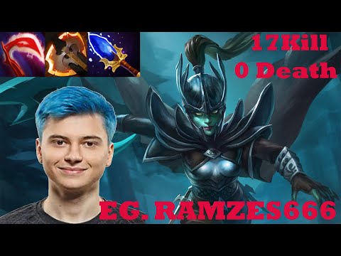 EG. RAMZES666 Godlike Phantom Assassin 17 Kill 0 Death Highlights Pro Players Gameplay GG DotA