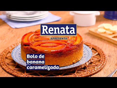 Bolo de Banana Caramelizada - Receita prática e deliciosa