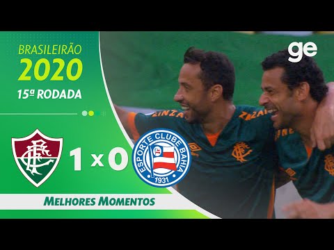 Gols e lances de Fluminense x Bahia
