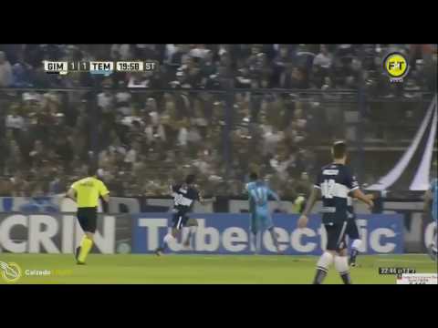 Gol de Abel Peralta  - Gimnasia LP 1 x 1 Temperley - Fecha 19 - Liga Argentina