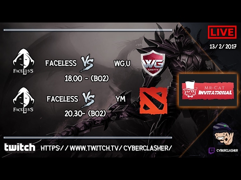 DotA2 Mr. Cat Invitational #2 - Team Faceless vs WG.U # Game 1