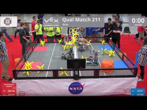 Qualification Match 211 - Arts Division - VEX Worlds 2017