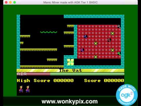 Manic Miner Remake in AGK BASIC Teaser Video