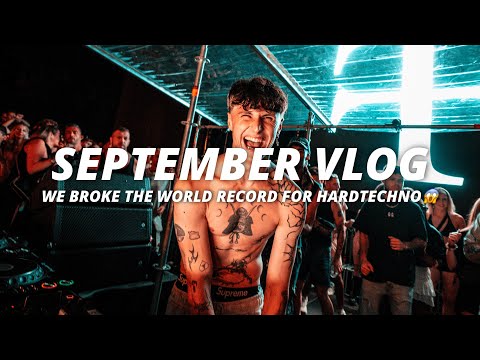 WE BROKE THE WORLD RECORD FOR HARDTECHNO 😱 | VLOGTASM#8