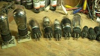 Types of vacuum tubes you will often find in old electronic equipment.