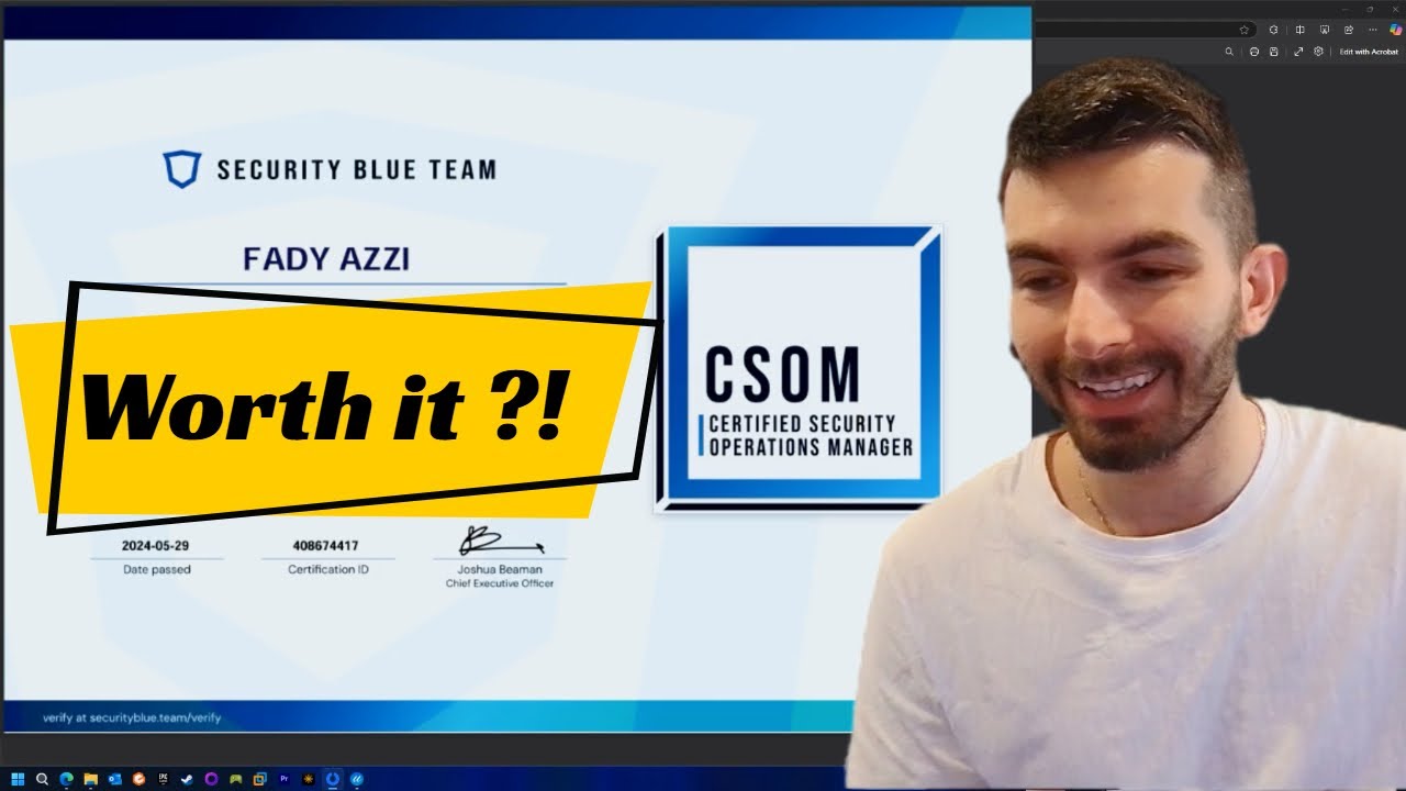 Certified Security Operation Manager (CSOM): A Complete Honest Review