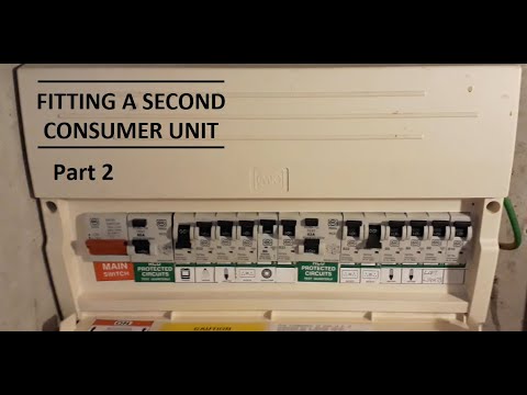 Fitting a Second Consumer Unit Part 2