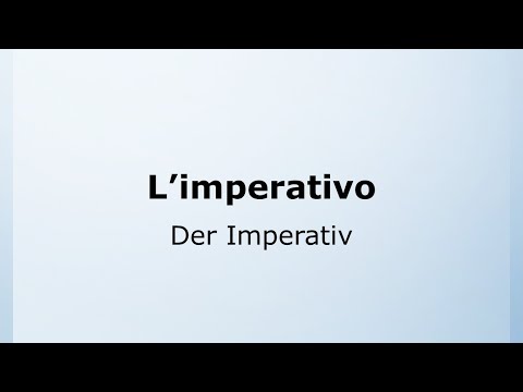 47 - Der Imperativ - die Befehlsform | L’imperativo | Italienisch leicht gemacht mit Ottimo! 🇮🇹