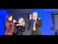 Pentatonix trio. Scott, Mitch and Kirstie impromptu performance of River at Hollywood Bowl 2022