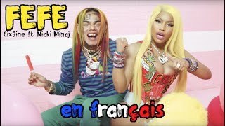 6ix9ine, Nicki Minaj - FEFE Paroles choquantes 😱 (traduction en francais) COVER