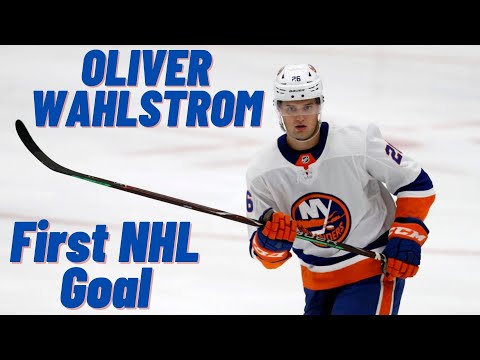 Oliver Wahlstrom #26 (New York Islanders) first NHL goal Jan 28, 2021