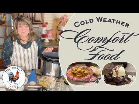 Cold-Weather Comfort Food At Its Best\Hearty Soup & Decadent Hot Fudge Pudding Cake\Make It Your Own