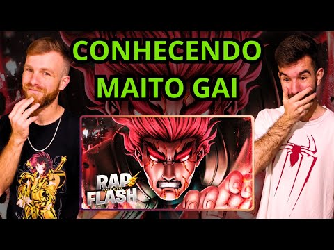 UltraSpeedRap - Guy (Naruto) - Besta Vermelha II | Flash Beats | REACT