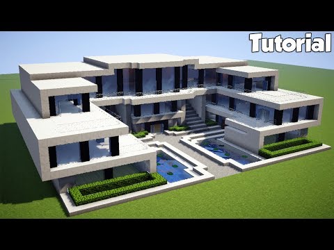 WiederDude - Minecraft: How to Build a Realistic Modern House - Tutorial (#7)