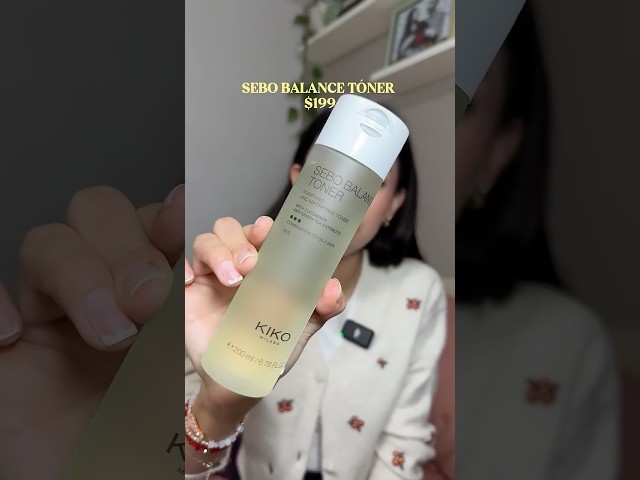Vídeo relacionado con KIKO Milano Sebo Balance Toner | Tónico Purificante Y Matificante