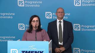 TK hnutia Progresívne Slovensko   Téma: Gašpar musí skončiť, v septembri   podnikneme ďalšie kroky