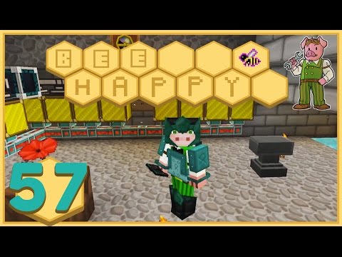 Minecraft: Bee Happy - #57  - Armor Upgrades and Programming (FTB Modded Minecraft)