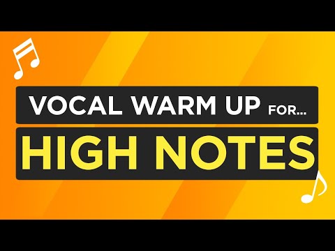 BEST Vocal Warmup for HIGH NOTES | High-pitch with power, you'll be amazed!
