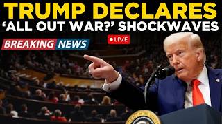 Trump Live | Donald Trump Makes Chilling 'All Out War..' Announcement | Trump Speech | White House 