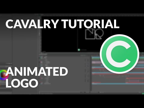 Cavalry Tutorial - Animated Logo [A Project File Walkthrough]