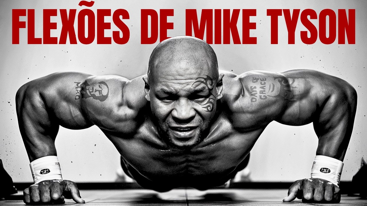 Força, potência e MÚSCULOS com "MIKE TYSON PUSH-UPS" l Flexões de Braço | CORPO HIPERTROFIADO