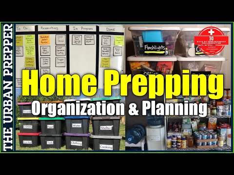 Home Prepping Planning and Organization | National Preparedness Month