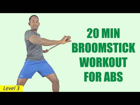 20 Minute FULL BODY BROOMSTICK WORKOUT to Sculpt Your Dream Body