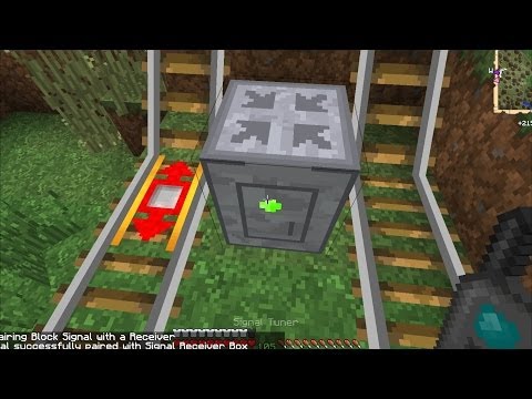Minecraft FTB Unleashed: Episode 29 - Railcraft Signalling and Teleports!