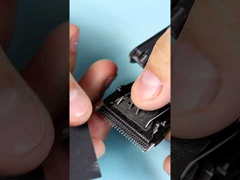 How to sharpen the blades of any clipper! #shorts