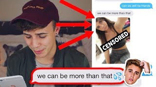 TEXTING MY EX GIRLFRIEND JUSTIN BIEBER "FRIENDS" LYRICS (exposes herself)