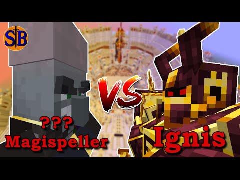 How many magispeller it take to KILL Ignis? | Minecraft Mob Battle