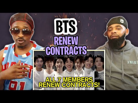 TRE-TV REACTS TO -  BREAKING! BTS Renew Contracts with BIGHIT MUSIC HYBE! | 방탄소년단 2023