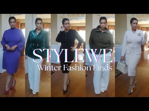 STYLEWE WINTER TRY ON #stylewe #stylewegal #fashion 