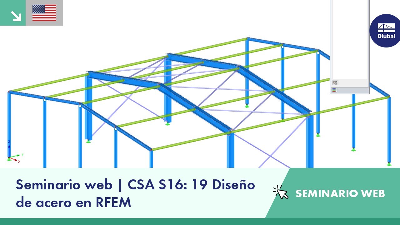 Seminario web | CSA S16: 19 Diseño de acero en RFEM