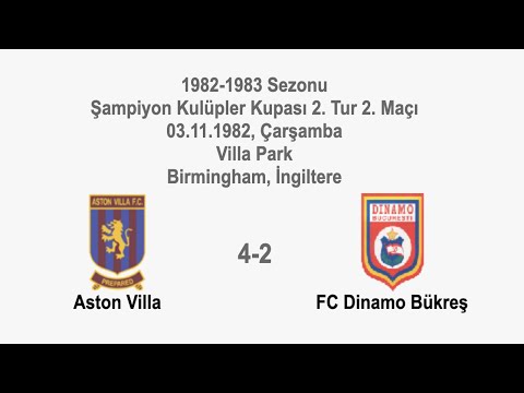Aston Villa 4-2 Dinamo Bucuresti [HD] 03.11.1982 - 1982-1983 European Champion Clubs' Cup