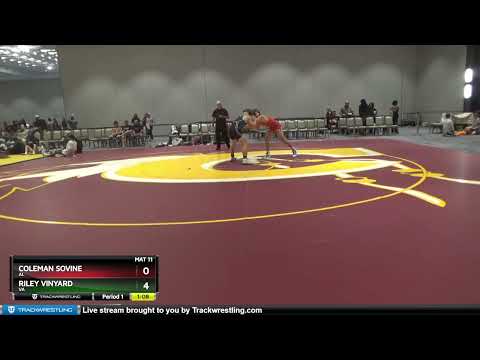165 Lbs Round 3 - Coleman Sovine, AL Vs Riley Vinyard, VA 3bff