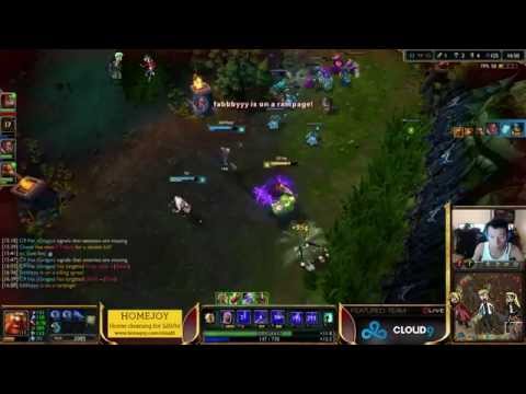 C9 Hai Gragas vs Riven [Challenger Ranked solo queue Mid]