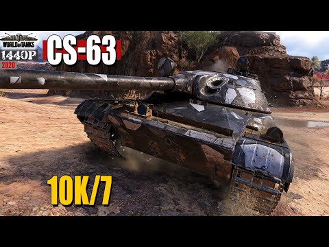 CS-63, 10041 damage, 7 vehicles destroyed! WoT
