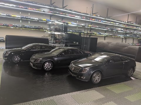 1:18 Diecast Review Unboxing of Cadillac CTS sedan CTS-V and Coupe by Kyosho