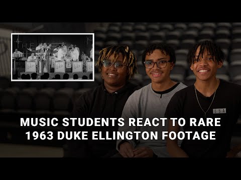 Thumbnail for Music Students React to Rare 1963 Duke Ellington Footage by Concert, Duke Ellington
