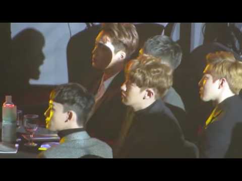 exo reaction to seventeen... so funny